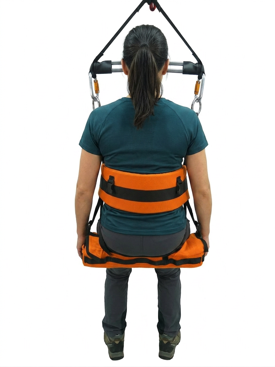 Portable Bosun Boatswain Chair Swing Duffel – All‑In‑One Harness Seat with Spreader Bar