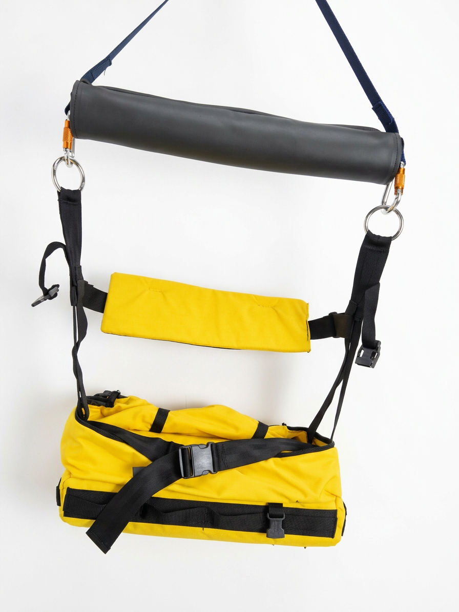 Portable Bosun Boatswain Chair Swing Duffel – All‑In‑One Harness Seat with Spreader Bar