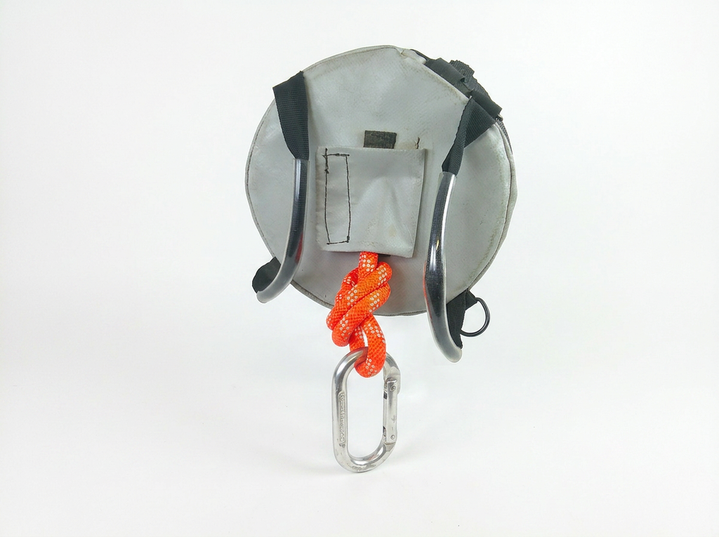 Rapid Rope Deployment Bell with 100 ft 3/8 nylon rescue rope– Willhammer