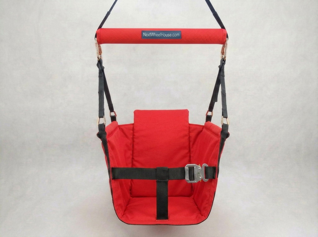 Safety Swing Seat — Surround Seat™ + Booster‑Style 3‑Point Belt