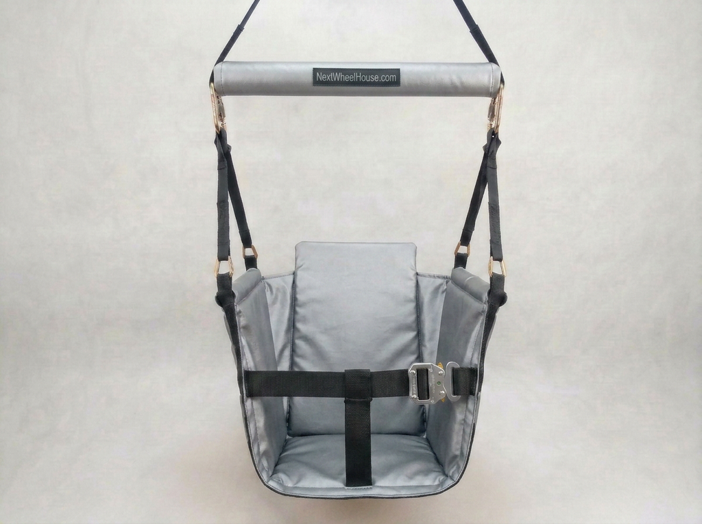 Safety Swing Seat — Surround Seat™ + Booster‑Style 3‑Point Belt