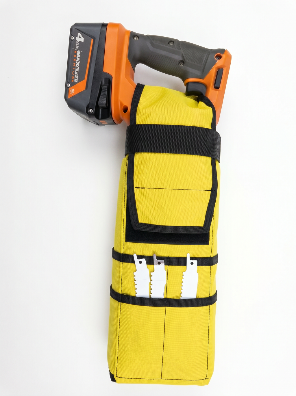 Sawzall Pro Holster — Heavy‑Duty Padded Reciprocating Tool Carrier (12V–18V Compatible)