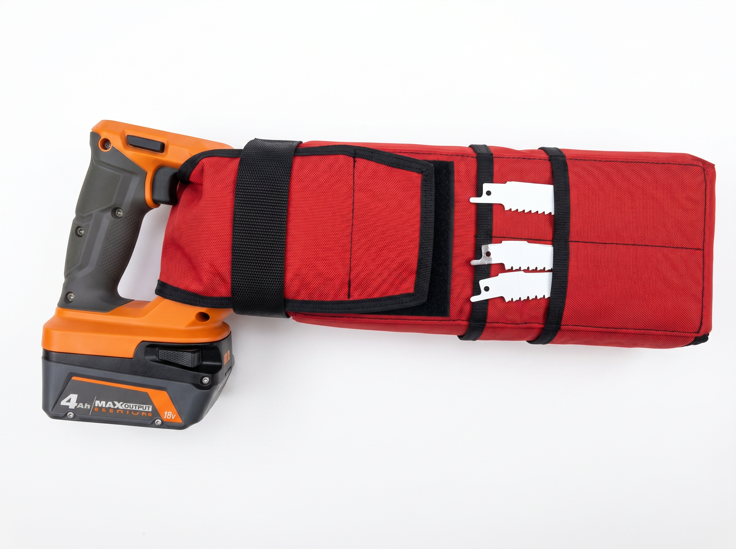 Sawzall Pro Holster — Heavy‑Duty Padded Reciprocating Tool Carrier (12V–18V Compatible)