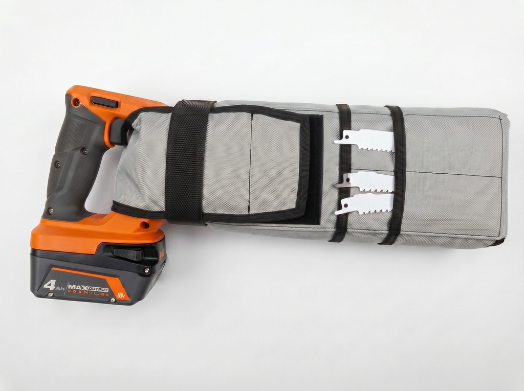 Sawzall Pro Holster — Heavy‑Duty Padded Reciprocating Tool Carrier (12V–18V Compatible)