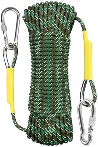1/3 " Static Rock-Climbing Rope for Escape Rope Ice Climbing Equipment Fire Rescue Parachute