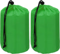 Stuff Sack, Waterproof Outdoor Storage Sack Portable Drawstring Dust Flap Bag Lightweight Sleeping Bag for Camping Hiking Travel