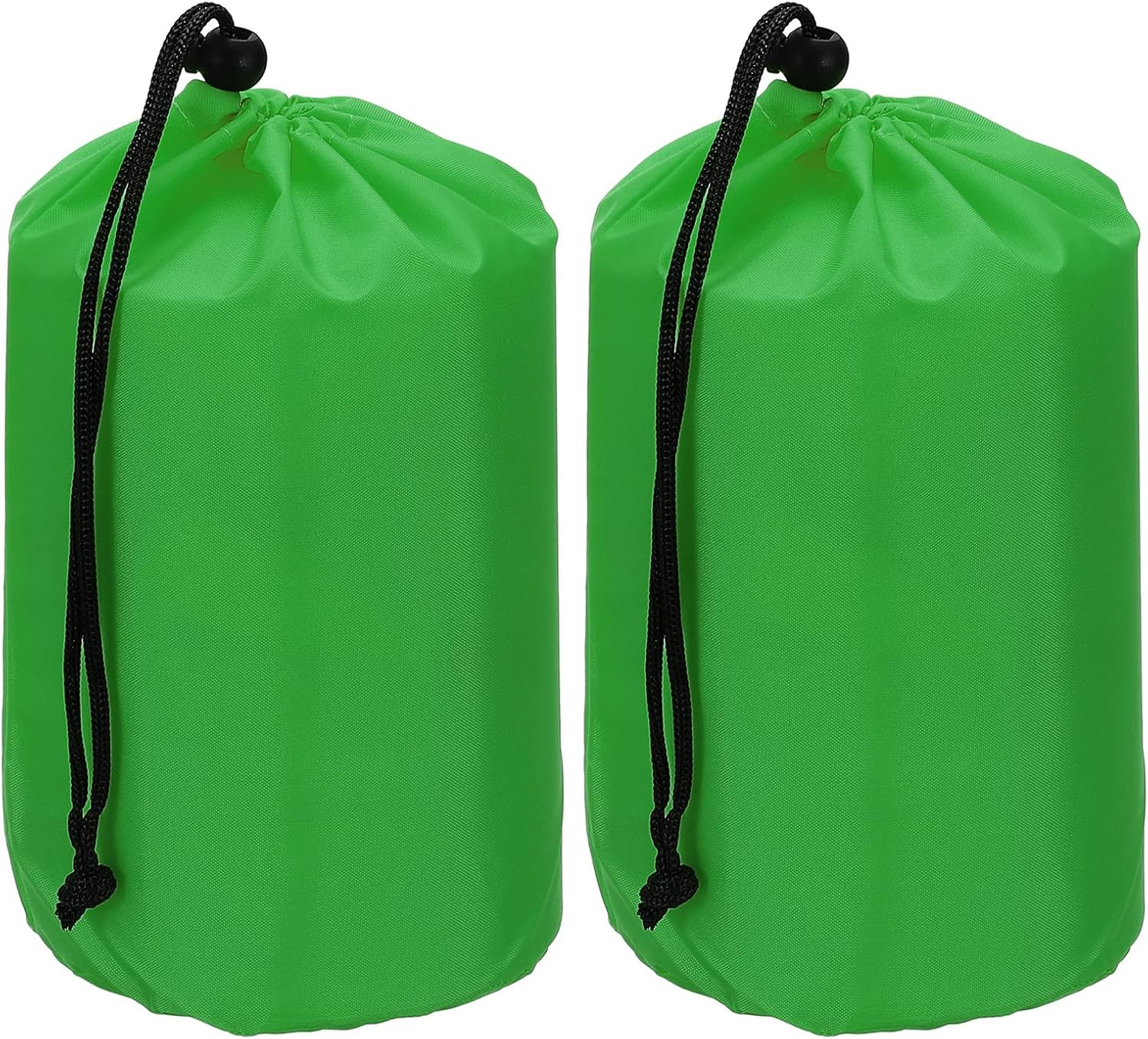Stuff Sack, Waterproof Outdoor Storage Sack Portable Drawstring Dust Flap Bag Lightweight Sleeping Bag for Camping Hiking Travel