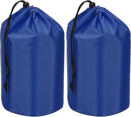Stuff Sack, Waterproof Outdoor Storage Sack Portable Drawstring Dust Flap Bag Lightweight Sleeping Bag for Camping Hiking Travel