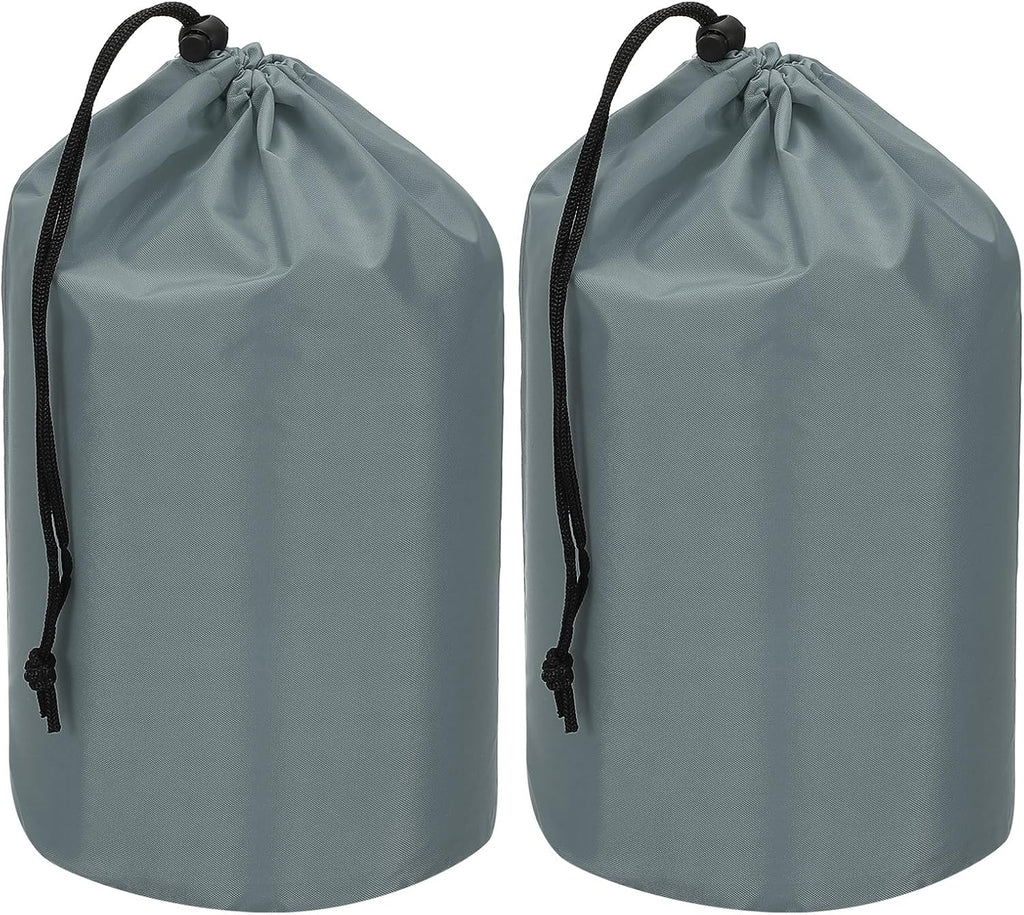 Stuff Sack, Waterproof Outdoor Storage Sack Portable Drawstring Dust Flap Bag Lightweight Sleeping Bag for Camping Hiking Travel