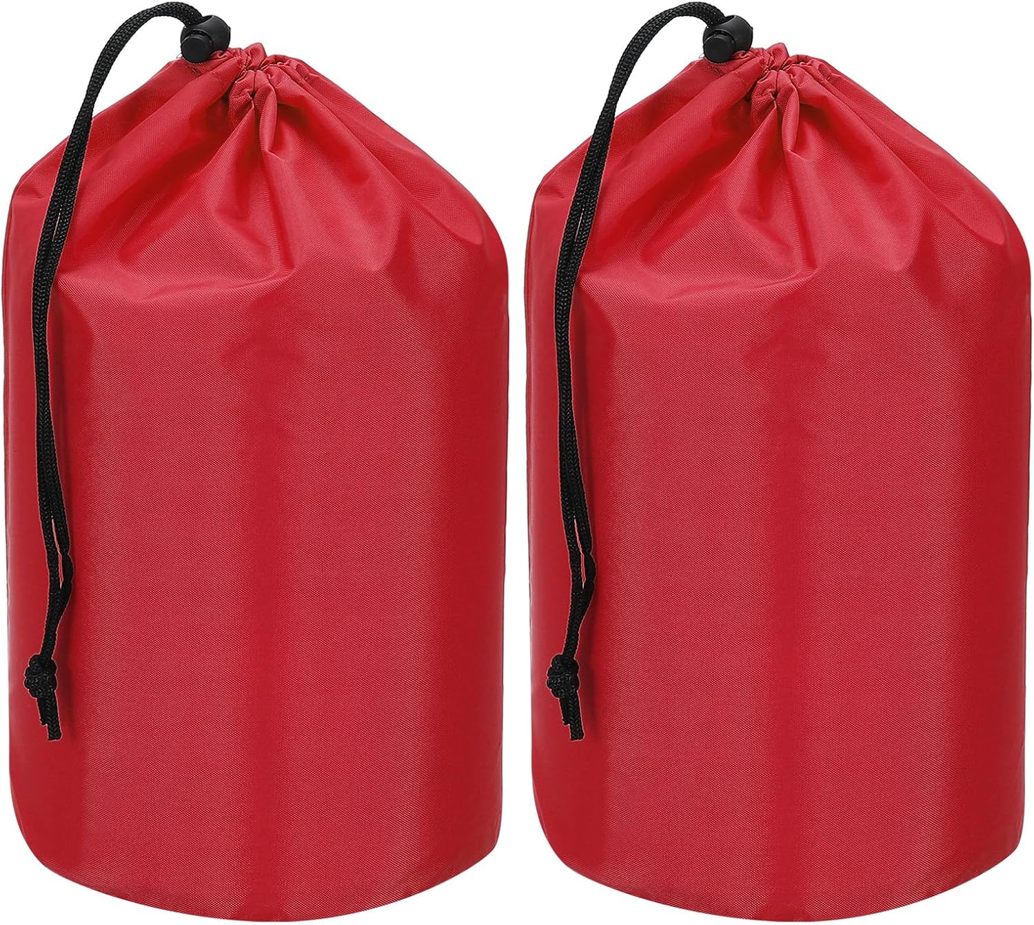 Stuff Sack, Waterproof Outdoor Storage Sack Portable Drawstring Dust Flap Bag Lightweight Sleeping Bag for Camping Hiking Travel