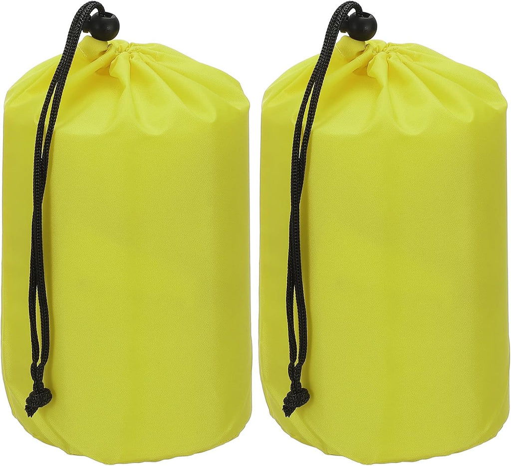 Stuff Sack, Waterproof Outdoor Storage Sack Portable Drawstring Dust Flap Bag Lightweight Sleeping Bag for Camping Hiking Travel