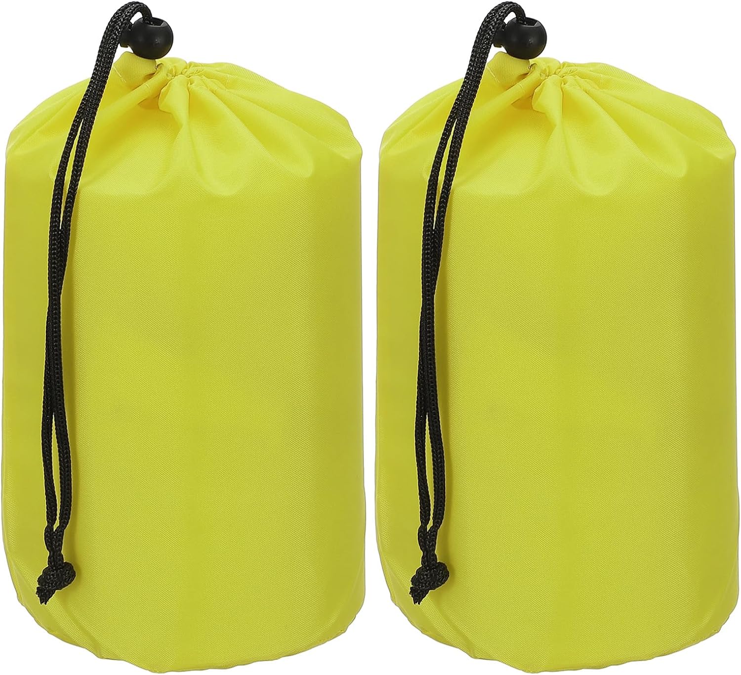 Stuff Sack, Waterproof Outdoor Storage Sack Portable Drawstring Dust Flap Bag Lightweight Sleeping Bag for Camping Hiking Travel
