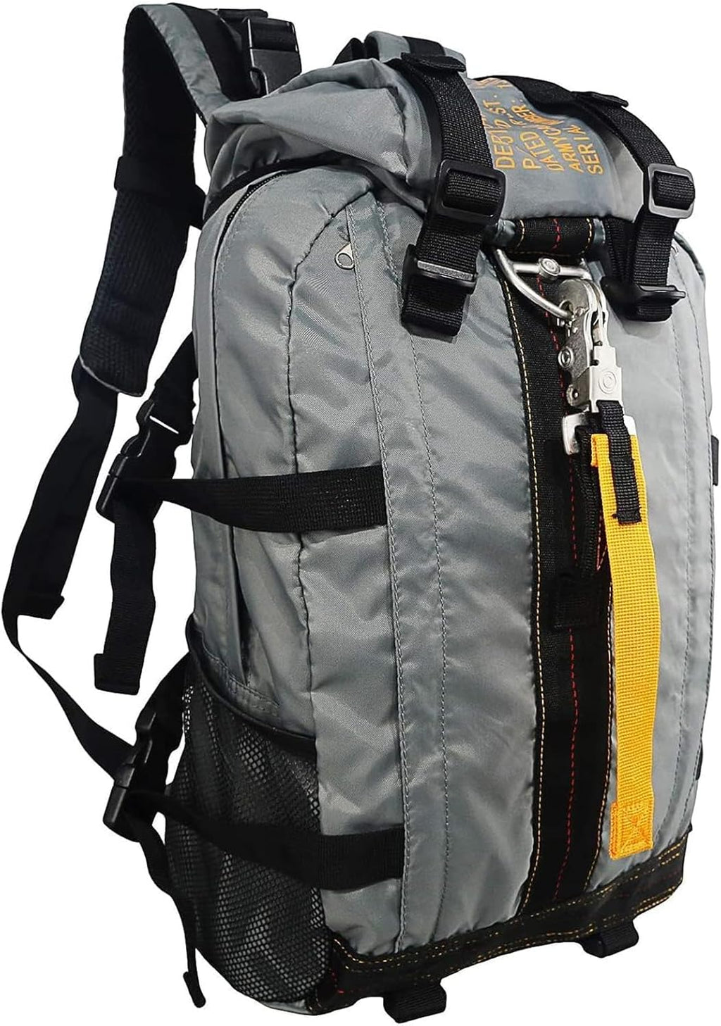 Tactical Flight Backpack, Lightweight Parachute Pack for Travel | MOLLE webbing expands carry options, with large storage for outdoor, camping, hiking, and daily gear
