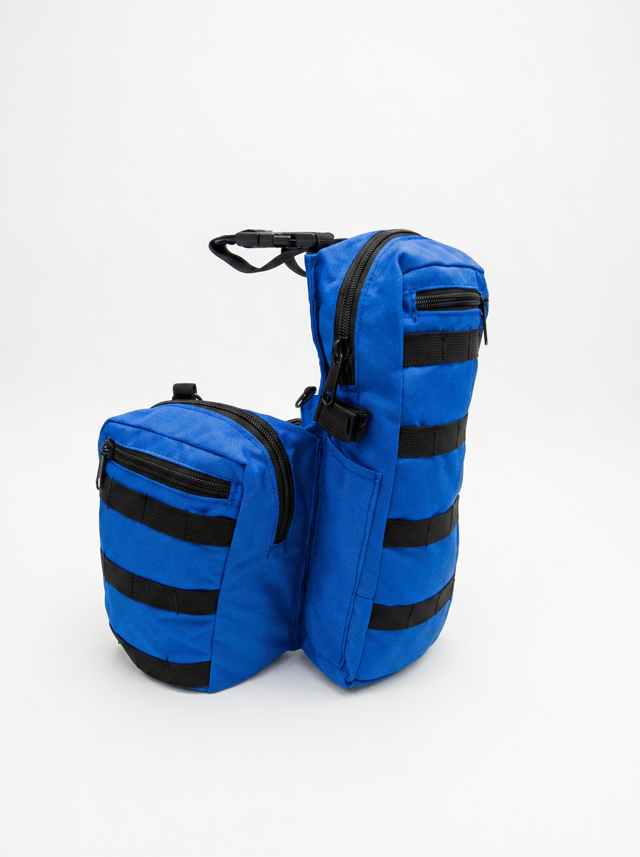 Elite 2Tactical Rescue Cargo Leg Holster System — Dual Drop‑Leg Modular Pockets with MOLLE & Harness Attachment