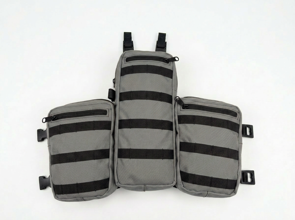 Elite 2Tactical Rescue Cargo Leg Holster System — Dual Drop‑Leg Modular Pockets with MOLLE & Harness Attachment