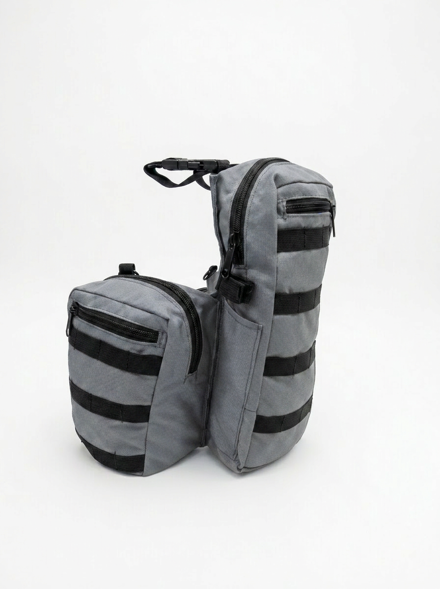 Elite 2Tactical Rescue Cargo Leg Holster System — Dual Drop‑Leg Modular Pockets with MOLLE & Harness Attachment