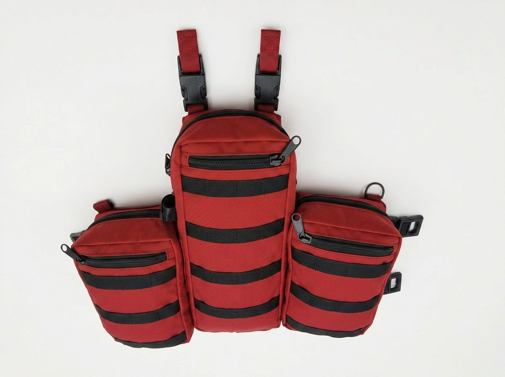 Elite 2Tactical Rescue Cargo Leg Holster System — Dual Drop‑Leg Modular Pockets with MOLLE & Harness Attachment