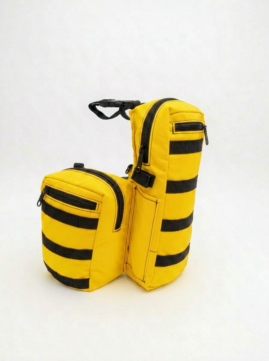 Elite 2Tactical Rescue Cargo Leg Holster System — Dual Drop‑Leg Modular Pockets with MOLLE & Harness Attachment