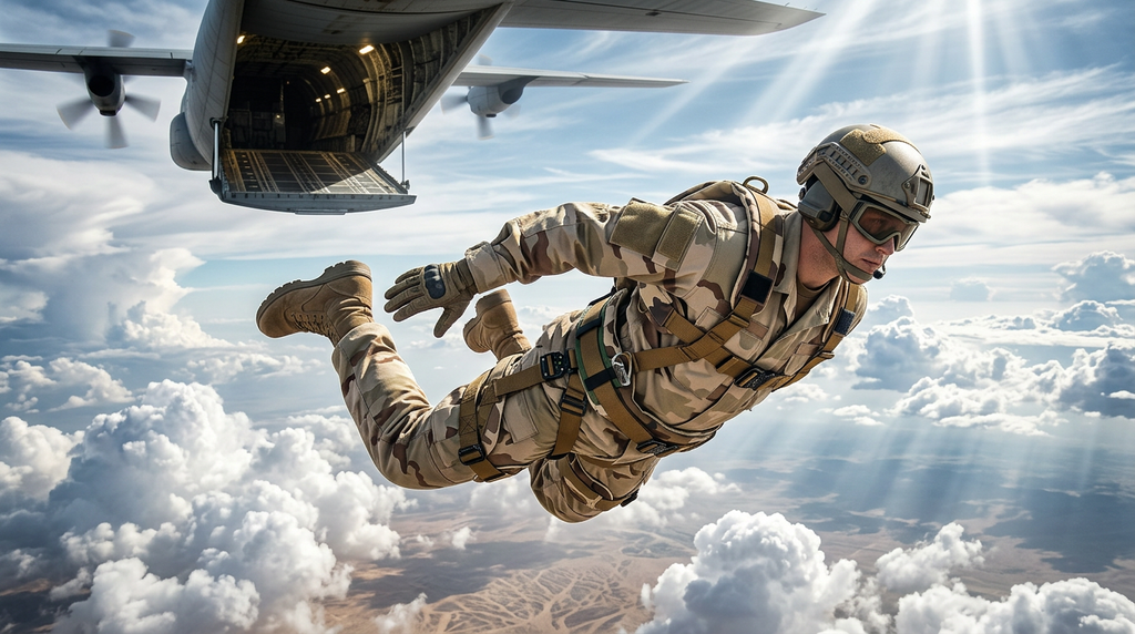 Tactical StormWalker H-Style Load Bearing Body Harness with Fall Protection & Spreader bar for Rappelling