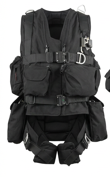 Titan Tactical Rescue Vest Harness — Multiple Rope Deployment System