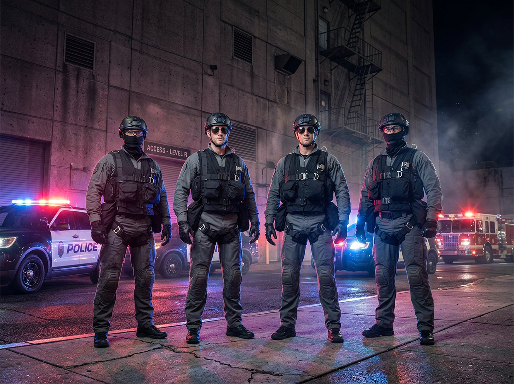 Titan Tactical Rescue Vest Harness — Multiple Rope Deployment System
