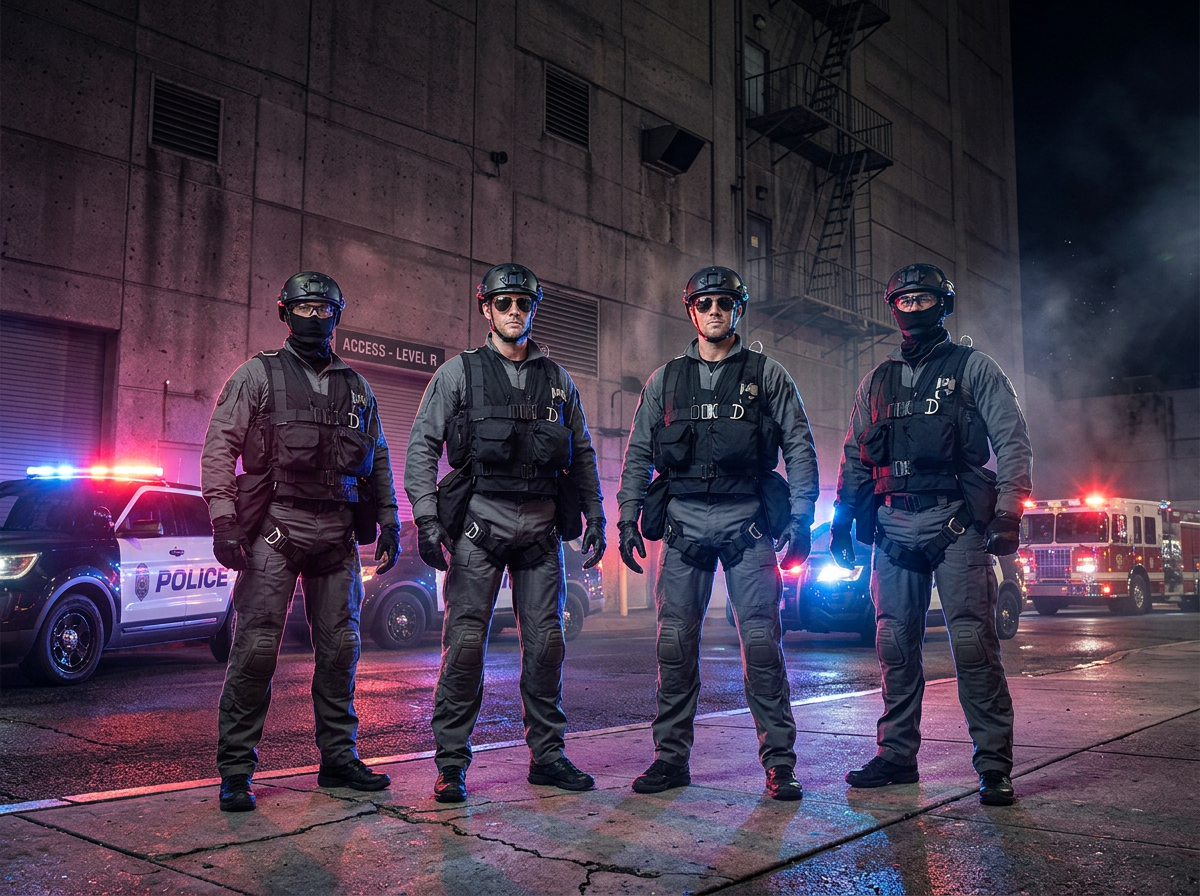 Titan Tactical Rescue Vest Harness — Multiple Rope Deployment System