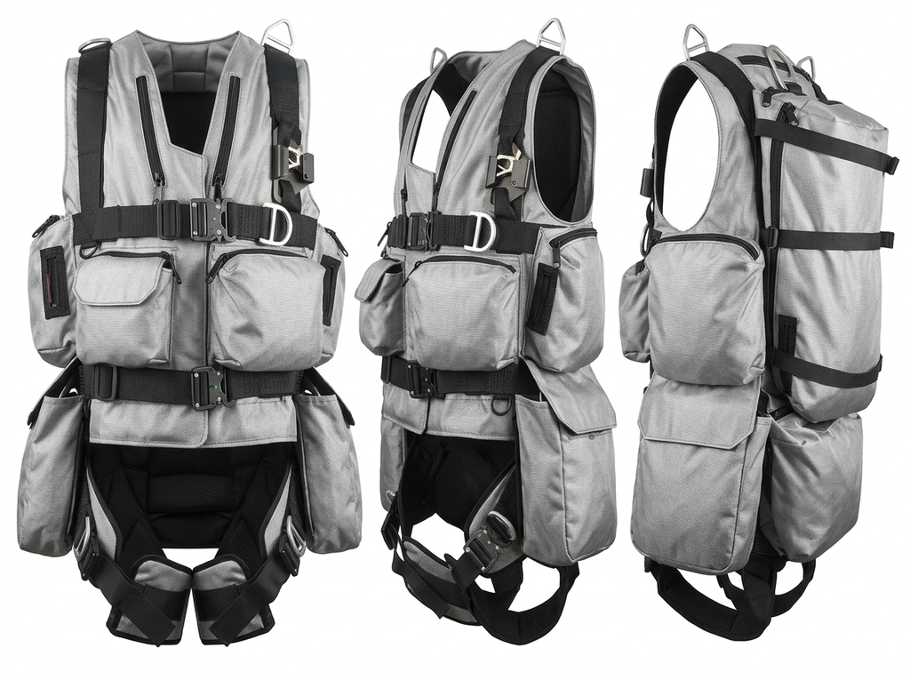 Titan Tactical Rescue Vest Harness — Multiple Rope Deployment System