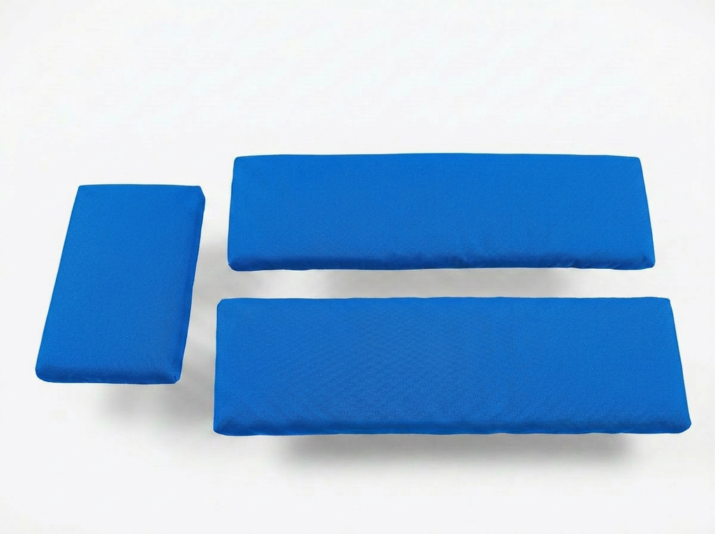 Universal Cordura Boat & Canoe Seat Pad Set — 3‑Piece Heavy‑Duty Cushions with 2” Foam & Adjustable Straps