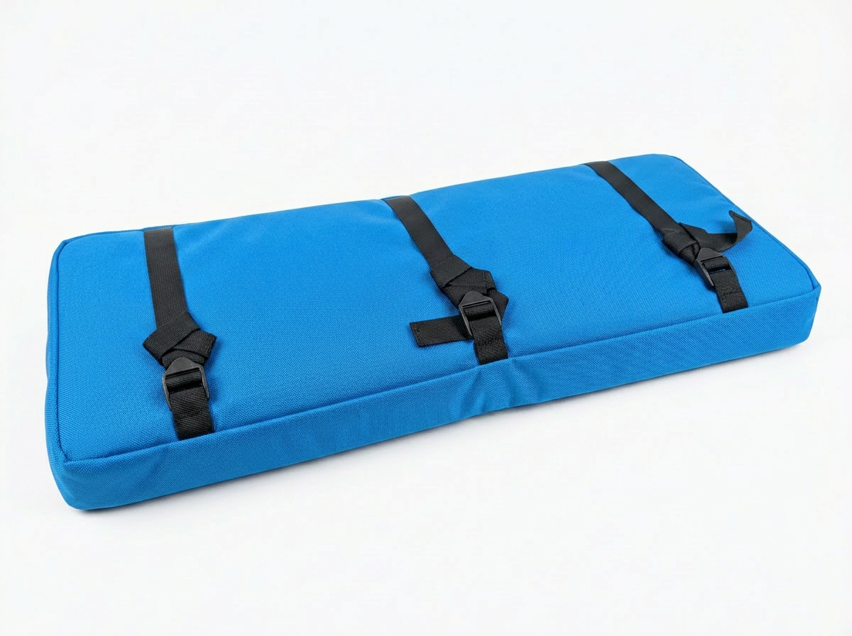 Universal Cordura Boat & Canoe Seat Pad Set — 3‑Piece Heavy‑Duty Cushions with 2” Foam & Adjustable Straps