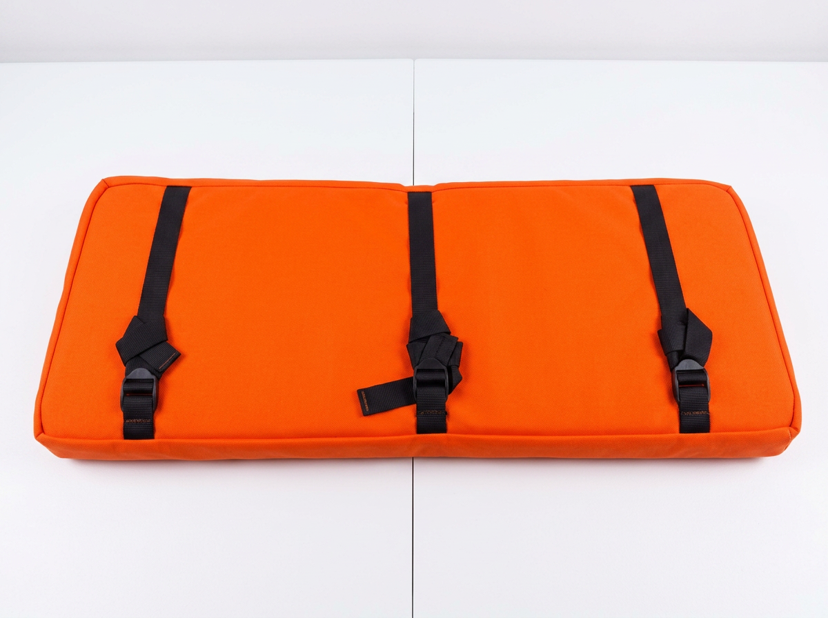 Universal Cordura Boat & Canoe Seat Pad Set — 3‑Piece Heavy‑Duty Cushions with 2” Foam & Adjustable Straps