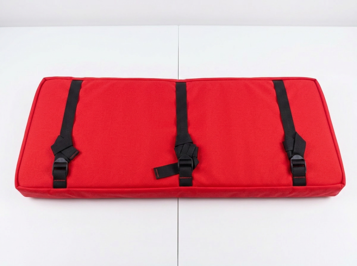 Universal Cordura Boat & Canoe Seat Pad Set — 3‑Piece Heavy‑Duty Cushions with 2” Foam & Adjustable Straps