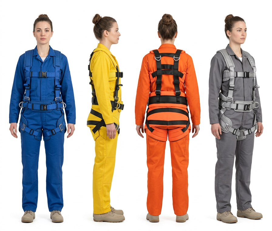WillHammer™ H‑Style Load‑Bearing Safety Harness