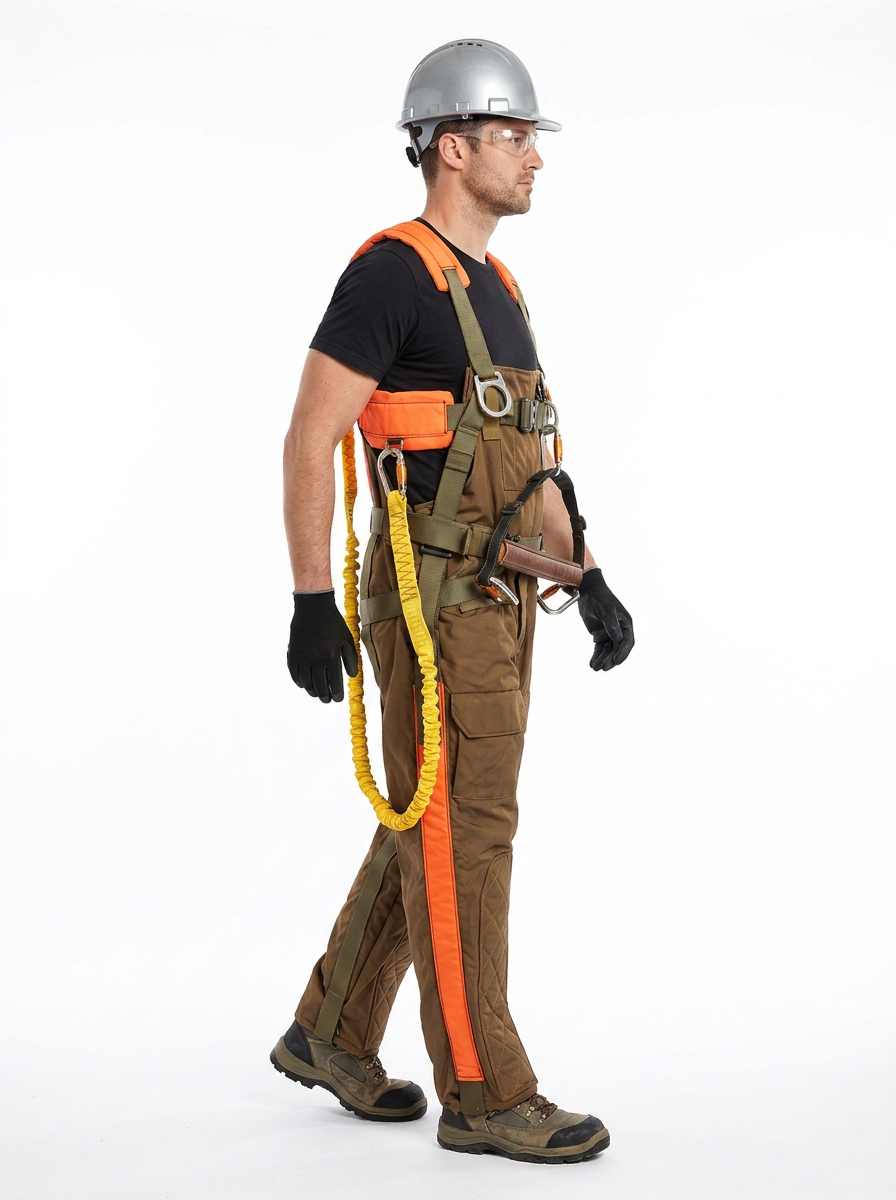 WillHammer Overall Suspender H‑Harness — Class 3 Full‑Body Saddle‑Support Safety System