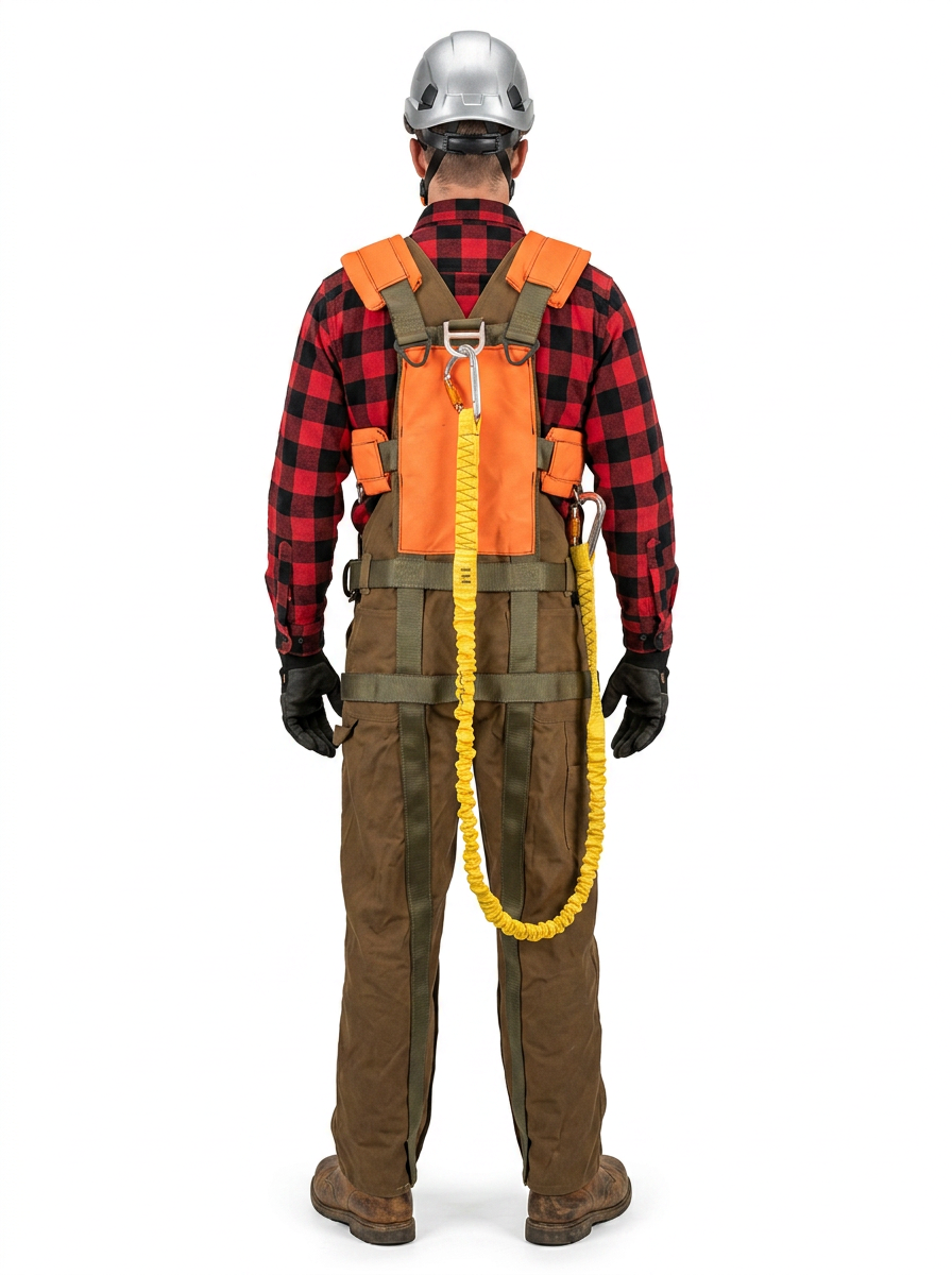 WillHammer Overall Suspender H‑Harness — Class 3 Full‑Body Saddle‑Support Safety System