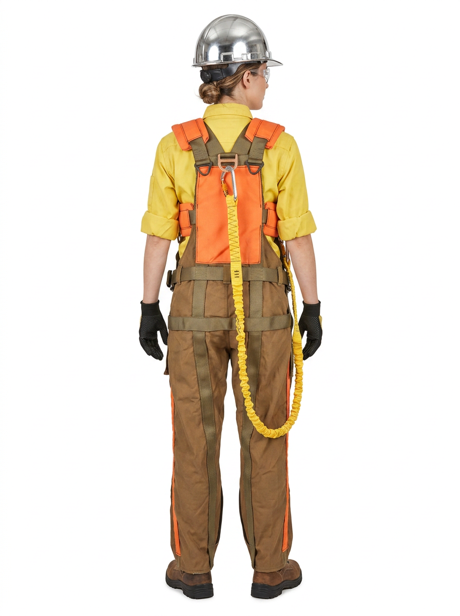 WillHammer Overall Suspender H‑Harness — Class 3 Full‑Body Saddle‑Support Safety System