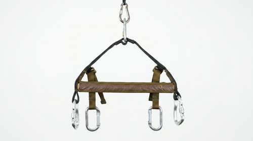 16" Adjustable Positioning Spreader Bar for Rappelling — Universal Harness & Sling Support