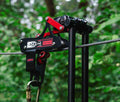 Zip line Trolley Brake Pro (Bundle) - Includes Trolley, Carabiner, Lanyard and Harness