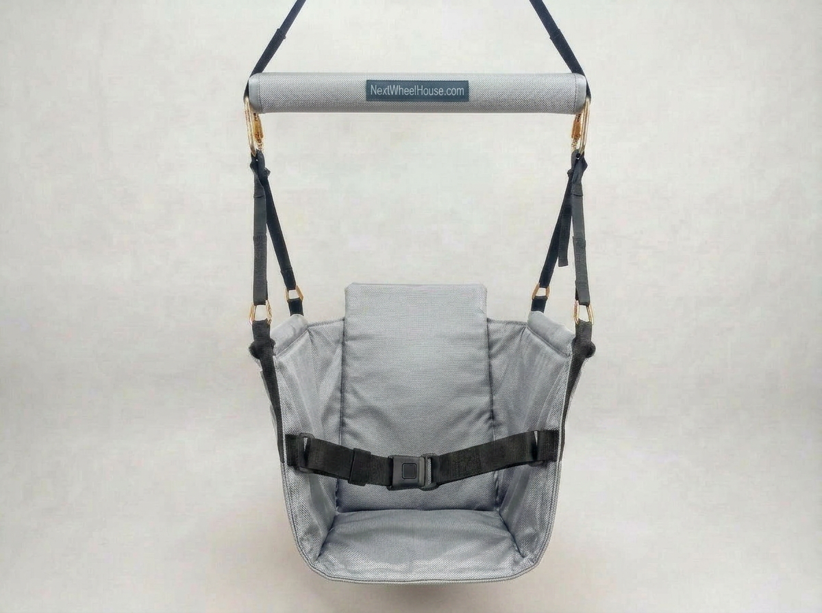 Zipline Harness & Aerial Triple Spreader Bar Swing Harness System- Surround Seat