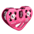 Zipline Pulley, 30kN 6700LBS Cable Kit, Heavy Duty Aluminum Alloy for Rescue Climbing, Mountaineering
