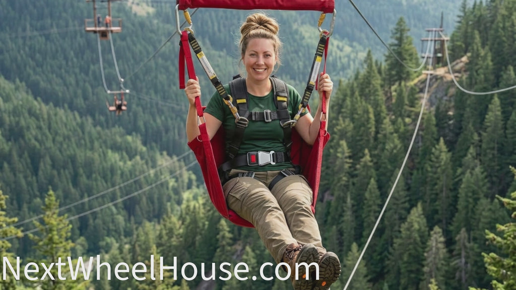 Zipline Harness & Aerial Triple Spreader Bar Swing Harness System- Surround Seat